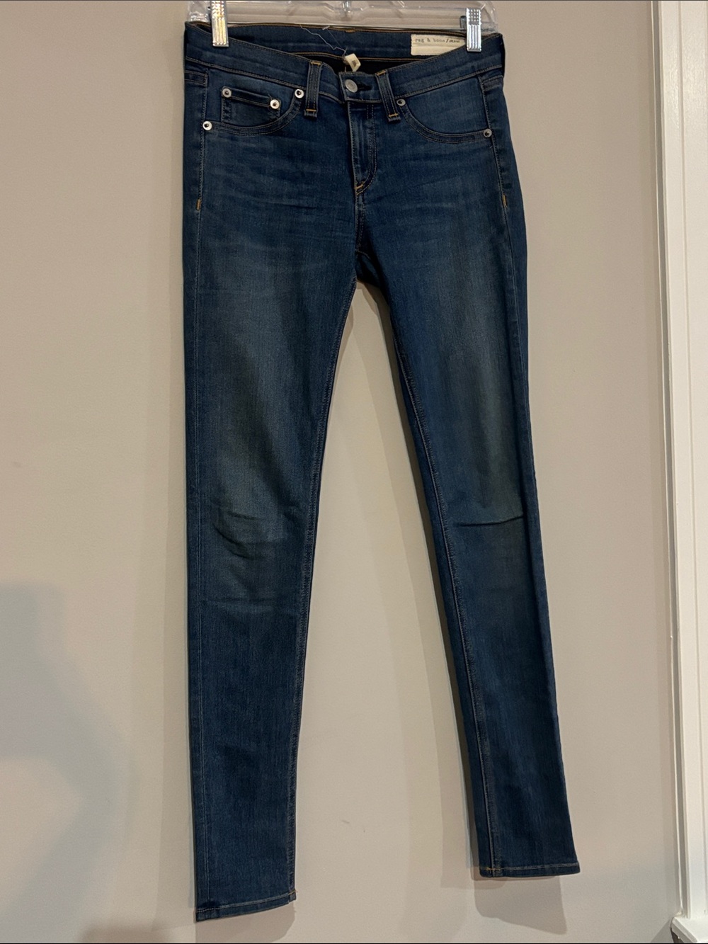 rag & bone Dark Blue Skinny Jeans size 26